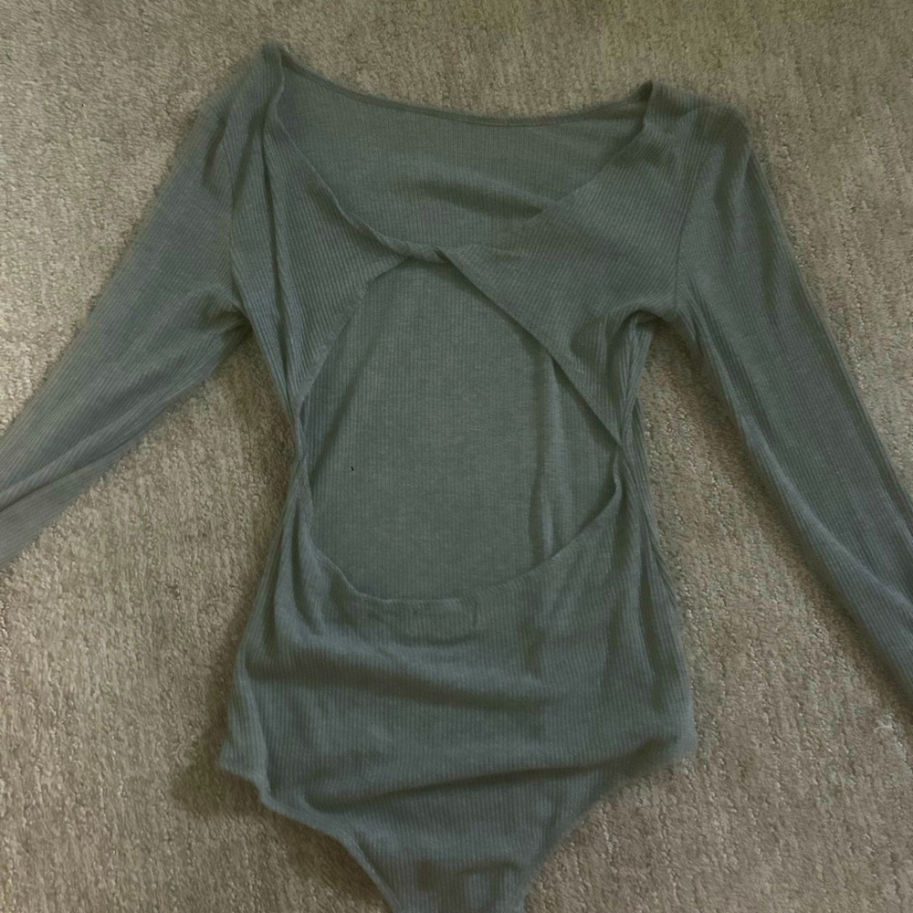 Isalis Women Gray Bodysuit S